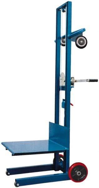 Vestil - 500 Lb Capacity Portable Steel Light Load Lift Table - 6-1/4" Lift Height, 20" Platform Length x 20" Platform Width - Eagle Tool & Supply