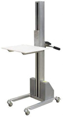 Vestil - 175 Lb Capacity Portable Aluminum Quick Lift Table - 5-1/2" Lift Height, 19" Platform Length x 24" Platform Width - Eagle Tool & Supply