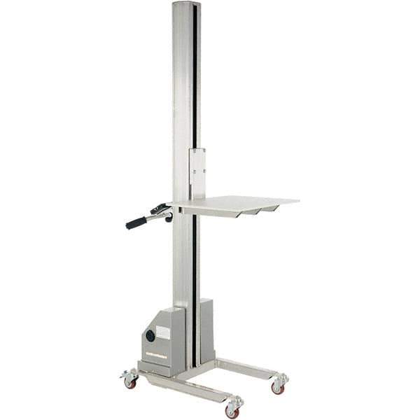 Vestil - 125 Lb Capacity Portable Aluminum Quick Lift Table - 5-1/2" Lift Height, 19" Platform Length x 24" Platform Width - Eagle Tool & Supply