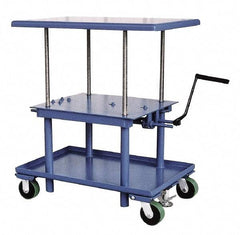 Vestil - 2,000 Lb Capacity Mechanical Lift Table - 28" Lift Height, 42" Platform Length x 30" Platform Width - Eagle Tool & Supply