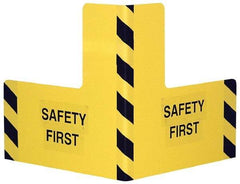 Vestil - 16" Long, Steel Corner Protector - Yellow, 8" High x 16" Wide Side - Eagle Tool & Supply