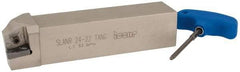 Iscar - SLAN, Right Hand Cut, 1-1/2" Shank Height x 1-1/2" Shank Width, Negative Rake Indexable Turning Toolholder - 7" OAL, LNMX 2210 Insert Compatibility, Series Heliturn - Eagle Tool & Supply