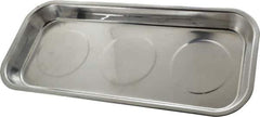 Eclipse - 14-3/16" Long x 6-1/4" Wide Magnetic Tray - Stainless Steel with Rubber-Coated Ferrite - Eagle Tool & Supply