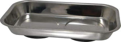 Eclipse - 9-1/2" Long x 5-9/16" Wide Magnetic Tray - Stainless Steel with Rubber-Coated Ferrite - Eagle Tool & Supply