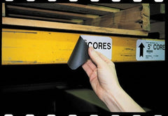 Magnetic Tape: 25', Yellow Use with Globalmark Industrial Labeling System