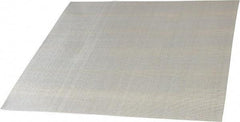 Value Collection - 33 Gage, 0.012 Inch Wire Diameter, 30 x 30 Mesh per Linear Inch, Stainless Steel, Wire Cloth - 0.021 Inch Opening Width, 12 Inch Wide x 12 Inch Stock Length - Eagle Tool & Supply