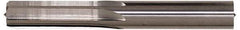 Hertel - Letter U Solid Carbide 6 Flute Chucking Reamer - Straight Flute, Straight Shank, 1-1/4" Flute Length, 3-1/2" OAL - Eagle Tool & Supply