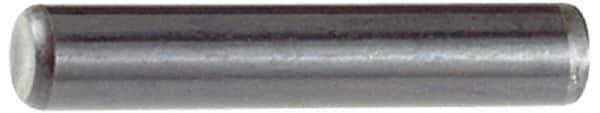 Holo-Krome - 1/8" Diam x 1" Pin Length 4000 Alloy Steel Oversized Dowel Pin - Black Luster Finish, C 47-58 & C 60 (Surface) Hardness, 1 Beveled & 1 Rounded End - Eagle Tool & Supply