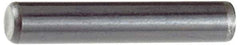 Holo-Krome - 1/8" Diam x 3/4" Pin Length 4000 Alloy Steel Oversized Dowel Pin - Black Luster Finish, C 47-58 & C 60 (Surface) Hardness, 1 Beveled & 1 Rounded End - Eagle Tool & Supply