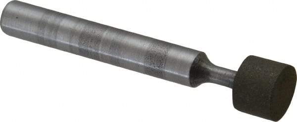 Made in USA - 3/8" Head Diam x 1/4" Head Thickness Diamond (Abrasive) Grinding Pin - 1/4" Shank Diam x 1-3/4" Shank Length - Eagle Tool & Supply
