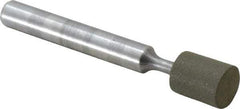Made in USA - 3/8" Head Diam x 3/8" Head Thickness Diamond (Abrasive) Grinding Pin - 1/4" Shank Diam x 1-3/4" Shank Length - Eagle Tool & Supply