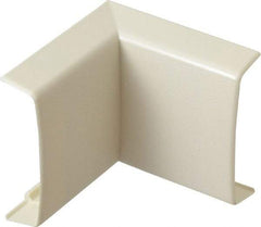 Wiremold - 2-1/2 Inch Long, Raceway Elbow End - Ivory, For Use with Wiremold 2300 Series Raceways - Eagle Tool & Supply