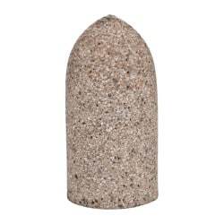 Grier Abrasives - Type 16, 1-1/2" Max Diam, 3" Head Thickness, 16 Grit Cone - Aluminum Oxide, Very Coarse Grade, 5/8-11 Shank Thread - Eagle Tool & Supply