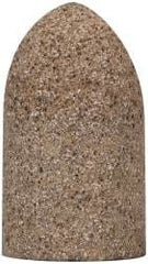 Grier Abrasives - Type 16, 1-3/4" Max Diam, 3" Head Thickness, 20 Grit Cone - Aluminum Oxide, Very Coarse Grade, 5/8-11 Shank Thread - Eagle Tool & Supply
