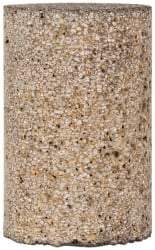 Grier Abrasives - Type 18, 1-1/2" Max Diam, 2-1/2" Head Thickness, 16 Grit Square Tip Plug - Aluminum Oxide, Very Coarse Grade, 5/8-11 Shank Thread - Eagle Tool & Supply