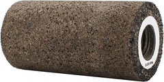 Grier Abrasives - Type 18, 1-1/2" Max Diam, 3" Head Thickness, 24 Grit Square Tip Plug - Aluminum Oxide, Very Coarse Grade, 5/8-11 Shank Thread - Eagle Tool & Supply