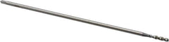 OSG - #6-32 UNC 2 Flute H3 Bright Finish High Speed Steel Spiral Flute Extension Tap - Bottoming Chamfer, 6" OAL, 2B Class of Fit - Eagle Tool & Supply