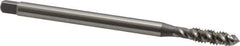 OSG - 1/4-20 UNC 3 Flute H3 Bright Finish High Speed Steel Spiral Flute Extension Tap - Plug Chamfer, 4" OAL, 3B Class of Fit - Eagle Tool & Supply