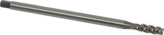 OSG - 5/16-18 UNC 3 Flute H3 Bright Finish High Speed Steel Spiral Flute Extension Tap - Plug Chamfer, 6" OAL, 3B Class of Fit - Eagle Tool & Supply