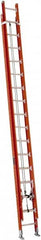 Louisville - 32' High, Type IA Rating, Fiberglass Industrial Extension Ladder - Eagle Tool & Supply