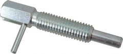 Gibraltar - 5/8-11, 1.82" Thread Length, 0.38" Plunger Diam, 1 Lb Init to 5 Lb Final End Force, Steel Locking L Handle Plunger - 3.05" Body Length, 2" Length Under Head, 1" Plunger Projection - Eagle Tool & Supply