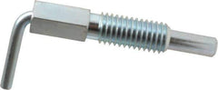 Gibraltar - 1/2-13, 1.1" Thread Length, 0.31" Plunger Diam, 1 Lb Init to 5 Lb Final End Force, Steel L Handle Plunger - 2.11" Body Length, 1-1/4" Length Under Head, 3/4" Plunger Projection - Eagle Tool & Supply