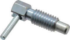 Gibraltar - 3/8-16, 0.62" Thread Length, 1/4" Plunger Diam, 0.25 Lb Init to 1.25 Lb Final End Force, Steel Locking L Handle Plunger - 1.13" Body Length, 3/4" Length Under Head, 0.3" Plunger Projection - Eagle Tool & Supply
