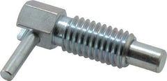 Gibraltar - 1/2-13, 0.85" Thread Length, 0.31" Plunger Diam, 0.5 Lb Init to 2 Lb Final End Force, Steel L Handle Plunger - 1-1/2" Body Length, 1" Length Under Head, 0.4" Plunger Projection - Eagle Tool & Supply