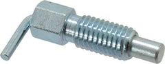 Gibraltar - 5/8-11, 1.07" Thread Length, 0.38" Plunger Diam, 0.75 Lb Init to 2.5 Lb Final End Force, Steel L Handle Plunger - 1.88" Body Length, 1-1/4" Length Under Head, 1/2" Plunger Projection - Eagle Tool & Supply