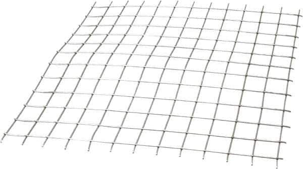 Value Collection - 14 Gage, 0.08 Inch Wire Diameter, 1 x 1 Mesh per Linear Inch, Stainless Steel, Welded Fabric Wire Cloth - 0.92 Inch Opening Width, 12 Inch Wide x 12 Inch Stock Length - Eagle Tool & Supply