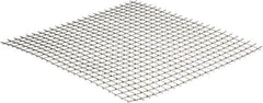 Value Collection - 16 Gage, 0.063 Inch Wire Diameter, 2 x 2 Mesh per Linear Inch, Stainless Steel, Welded Fabric Wire Cloth - 0.437 Inch Opening Width, 12 Inch Wide x 12 Inch Stock Length - Eagle Tool & Supply