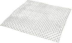 Value Collection - 18 Gage, 0.047 Inch Wire Diameter, 3 x 3 Mesh per Linear Inch, Stainless Steel, Welded Fabric Wire Cloth - 0.287 Inch Opening Width, 12 Inch Wide x 12 Inch Stock Length - Eagle Tool & Supply