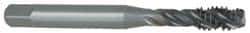 OSG - 1-12 UNC 4 Flute 3B Modified Bottoming Spiral Flute Tap - Vanadium High Speed Steel, Oxide Finish, 5-1/8" OAL, Right Hand Flute, Right Hand Thread, H4, Series 303 - Eagle Tool & Supply
