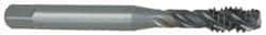 OSG - 5/8-11 UNC 3 Flute 3B Modified Bottoming Spiral Flute Tap - Vanadium High Speed Steel, TiCN Finish, 3-13/16" OAL, Right Hand Flute, Right Hand Thread, H3, Series 303 - Eagle Tool & Supply