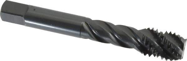 OSG - 9/16-12 UNC 4 Flute Modified Bottoming Spiral Flute Tap - Vanadium High Speed Steel, Oxide Finish, 3-19/32" OAL, Right Hand Flute, Right Hand Thread, H3, Series 303 - Eagle Tool & Supply