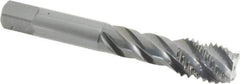 OSG - 5/8-11 UNC 4 Flute 3B Modified Bottoming Spiral Flute Tap - Vanadium High Speed Steel, Oxide Finish, 3-13/16" OAL, Right Hand Flute, Right Hand Thread, H3, Series 303 - Eagle Tool & Supply