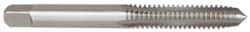 OSG - 1/4-28 UNF 3B 3 Flute Bright Finish Cobalt Straight Flute Machine Tap - Plug, Right Hand Thread, 2-1/2" OAL, 1" Thread Length, H3 Limit, Oversize - Eagle Tool & Supply