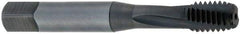 OSG - 7/16-14 UNC 3 Flute Modified Bottoming Spiral Flute Tap - Powdered Metal, Oxide Finish, 3-5/32" OAL, Right Hand Flute, Right Hand Thread, H5, Series 313NI - Eagle Tool & Supply