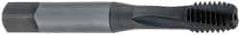 OSG - 7/16-20 UNF 3 Flute Bottoming Spiral Flute Tap - Powdered Metal, Oxide Finish, 3-5/32" OAL, Right Hand Flute, Right Hand Thread, H3, Series 313 - Eagle Tool & Supply