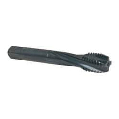 OSG - 5/8-11 UNC 4 Flute 3B Modified Bottoming Spiral Flute Tap - Powdered Metal, Oxide Finish, 3-13/16" OAL, Right Hand Flute, Right Hand Thread, H3, Series 313 - Eagle Tool & Supply