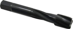 OSG - 5/8-18 UNF 4 Flute 2B Modified Bottoming Spiral Flute Tap - Powdered Metal, Oxide Finish, 3-13/16" OAL, Right Hand Flute, Right Hand Thread, H5, Series 313 - Eagle Tool & Supply