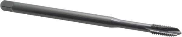 OSG - 3/8-16 UNC 3 Flute H3 Oxide Finish Vanadium High Speed Steel Spiral Point Extension Tap - Plug Chamfer, 6" OAL, 3B Class of Fit - Eagle Tool & Supply