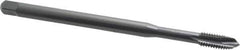 OSG - 3/8-16 UNC 3 Flute H3 Oxide Finish Vanadium High Speed Steel Spiral Point Extension Tap - Plug Chamfer, 6" OAL, 3B Class of Fit - Eagle Tool & Supply