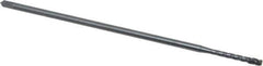 OSG - #8-32 UNC 3 Flute H3 Oxide Finish Vanadium High Speed Steel Spiral Flute Extension Tap - Modified Bottoming Chamfer, 6" OAL, 2B Class of Fit - Exact Industrial Supply