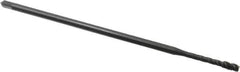 OSG - #10-32 UNF 3 Flute H3 Oxide Finish Vanadium High Speed Steel Spiral Flute Extension Tap - Modified Bottoming Chamfer, 6" OAL, 2B/3B Class of Fit - Eagle Tool & Supply