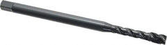 OSG - 3/8-24 UNF 3 Flute H3 Oxide Finish Vanadium High Speed Steel Spiral Flute Extension Tap - Modified Bottoming Chamfer, 6" OAL, 3B Class of Fit - Exact Industrial Supply