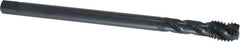OSG - 1/2-13 UNC 3 Flute H3 Oxide Finish Vanadium High Speed Steel Spiral Flute Extension Tap - Modified Bottoming Chamfer, 6" OAL, 3B Class of Fit - Eagle Tool & Supply