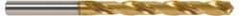 OSG - Letter Z 130° Cobalt Jobber Drill - TiN Finish, Right Hand Cut, Spiral Flute, Straight Shank, 5-31/32" OAL, Standard Point - Eagle Tool & Supply