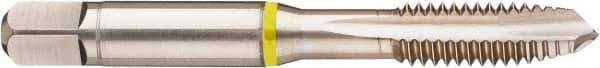Guhring - M18x2.50 Metric Coarse, 4 Flute, Bright Finish, Cobalt Spiral Point Tap - Plug Chamfer, Right Hand Thread, 4.031" OAL, 0.542" Shank Diam, 6H Class of Fit, Series 3900 - Exact Industrial Supply