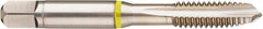 Guhring - M5x0.80 Metric Coarse, 3 Flute, Bright Finish, Cobalt Spiral Point Tap - Plug Chamfer, Right Hand Thread, 2-3/8" OAL, 0.551" Thread Length, 0.194" Shank Diam, 6H Class of Fit, Series 3900 - Exact Industrial Supply